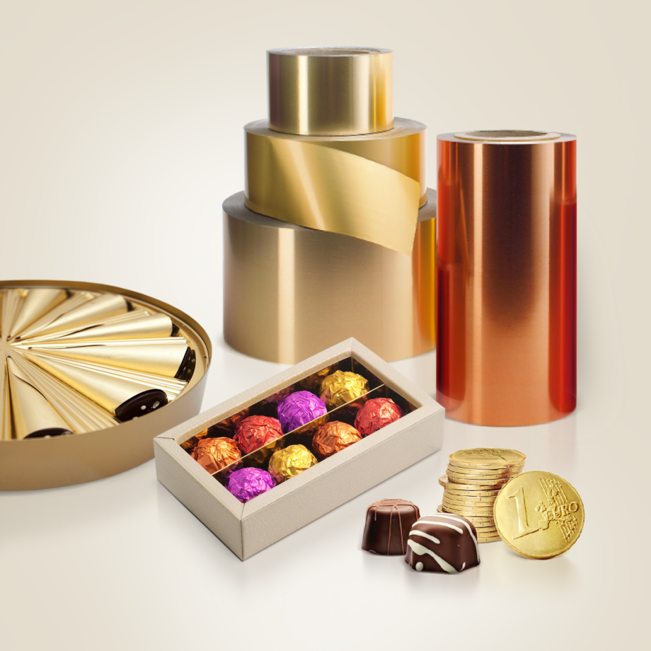 Confectionery products foil